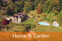 Aerial photographs videos of home and garden as gifts and keepsakes
